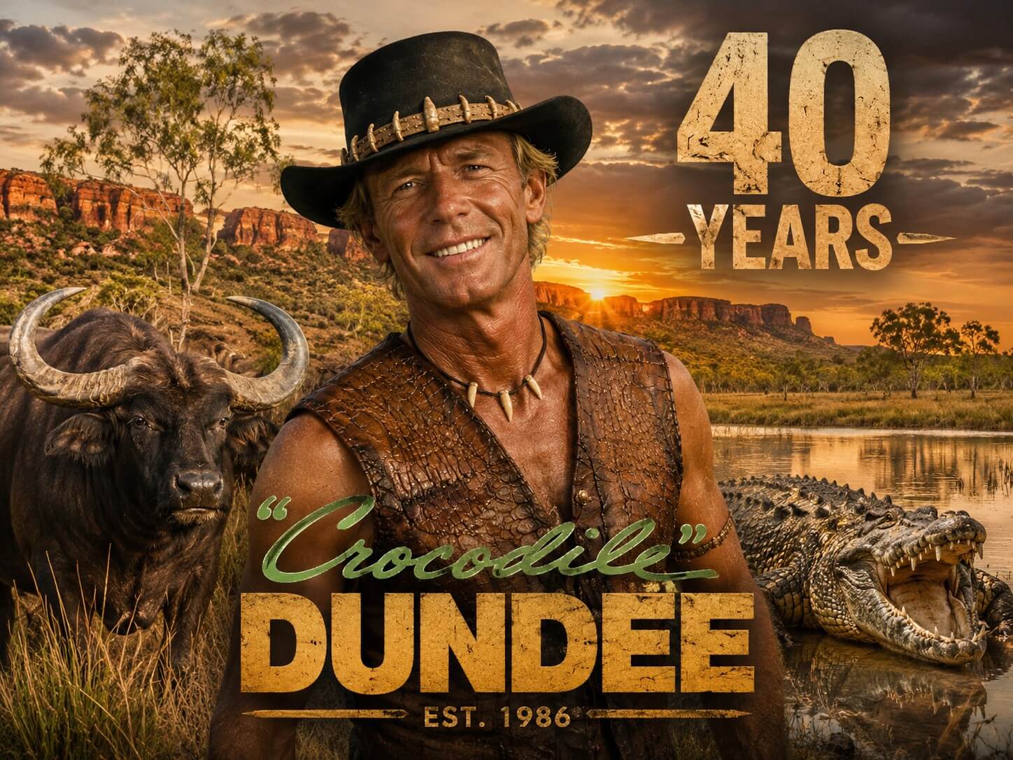 40 years Crocodile Dundee