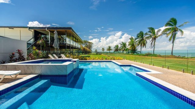 The Beach House Dundee Beach NT Accommodation with a pool