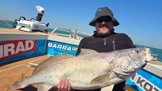 Barra or Blue Fishing Charters for Jew fish dundee beach