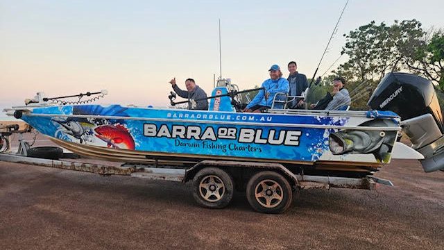 Best fishing charter in Dundee Beach barra or Blue Fishing Charters