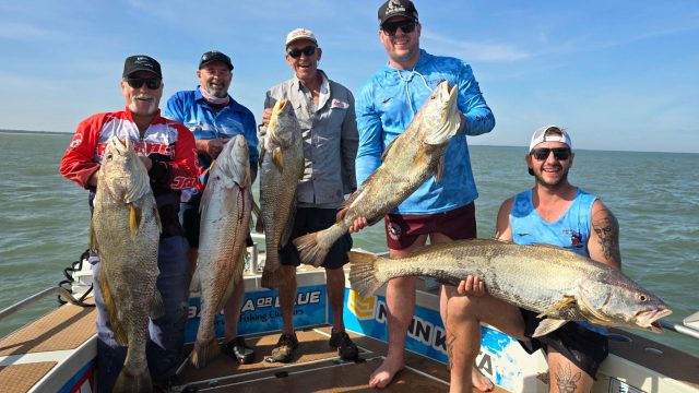 Group Fishing Charters Dundee Beach Barra or Blue