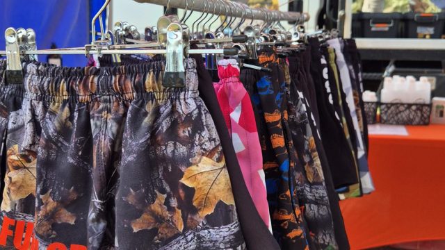 Footy short at Dundee Beach Markets